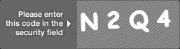 captcha code for visual authentication  letter N number 2 letter Q number 4